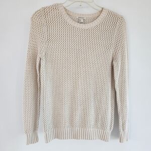 Forever 21 Cream Knit Sweater